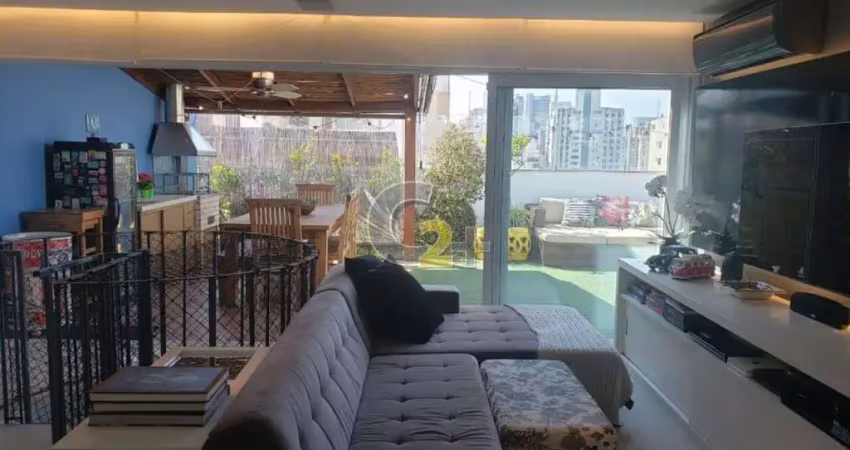COBERTURA DUPLEX - PINHEIROS - 2 DORMITÓRIOS - 1 SUITE - 1 VAGA DE GARAGEM- REFORMADA
