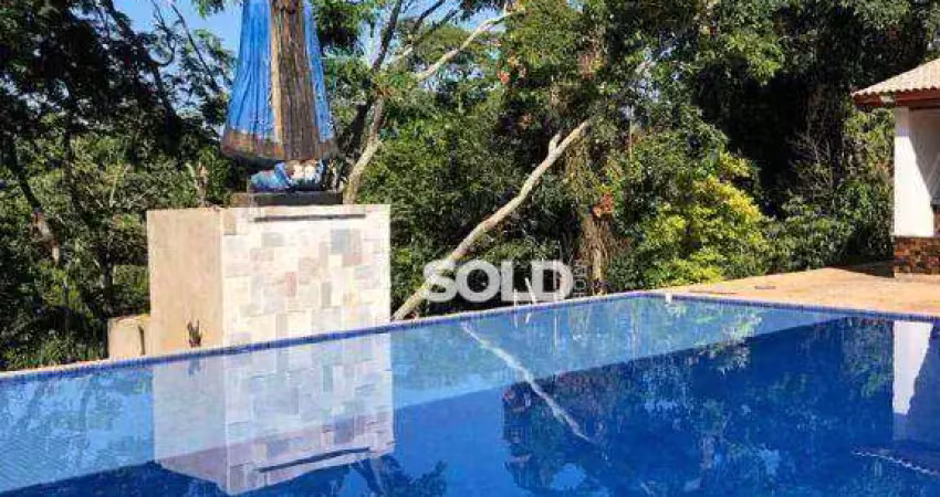 Chácara com 5 dormitórios à venda, 10000 m² por r$ 3.200.000,00 - zona rural - cristais paulista/sp