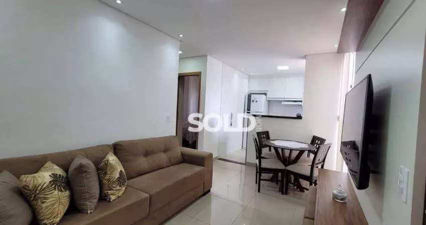 Apartamento com 2 dormitórios à venda, 48 m² por r$ 160.000 - santa efigênia - franca/sp
