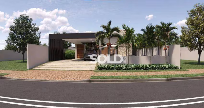Linda casa em rifaína-sp, com 5 suítes,   à venda, 365 m² por r$ 3.500.000 - condominio enseada da fronteira - rifaina/sp