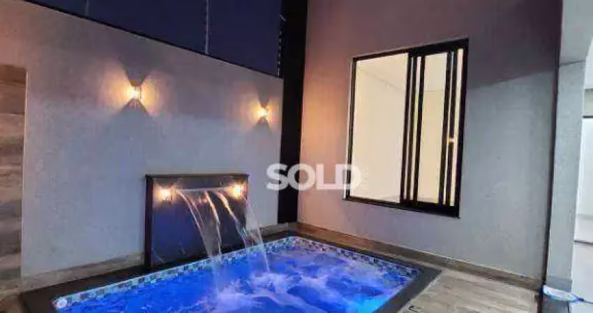Casa com 3 dormitórios sendo 1 suíte com closet, piscina, 160m² de área construída, à venda por r$ 880.000,00 - jardim natal i - franca/sp