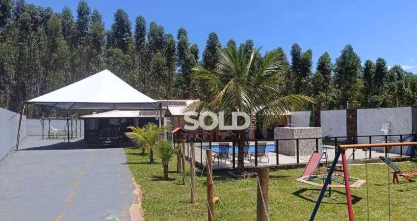 Chácara com 3 dormitórios à venda, 106480 m² por r$ 850.000 - jardim samello v - franca/sp