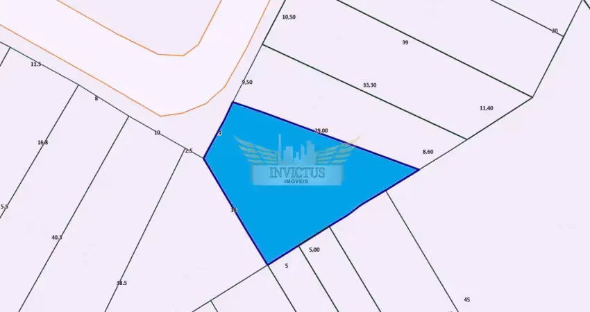 Terreno para comprar, 411m² - vila assunção, santo andré/sp