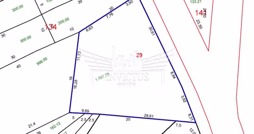Terreno Residencial/Comercial para Locação, 1.097m² - Vila Pires, Santo André/SP.