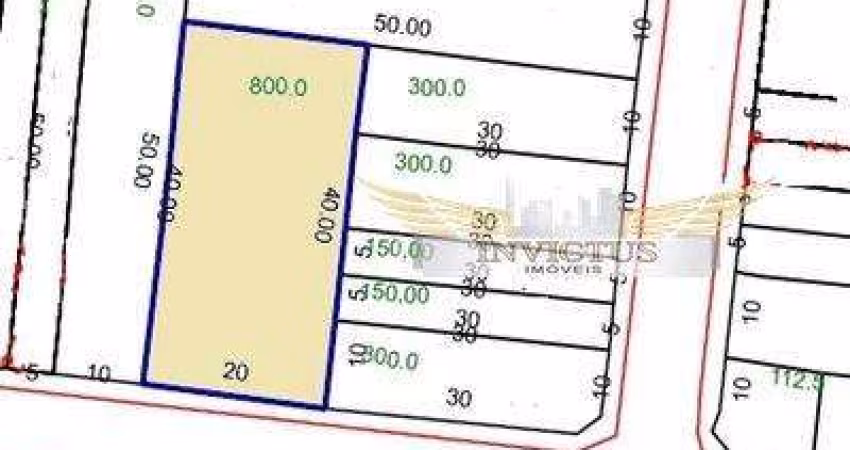 Terreno Residencial para Comprar, 800m² - Parque das Nações, Santo André/SP.