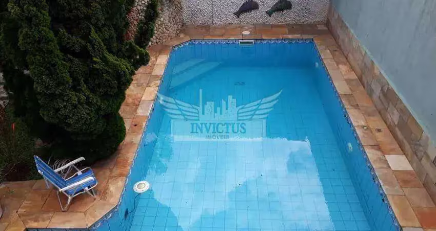 Casa assobradada de alto padrão com 3 suítes para comprar, 606m² - vila curuça, santo andré/sp.
