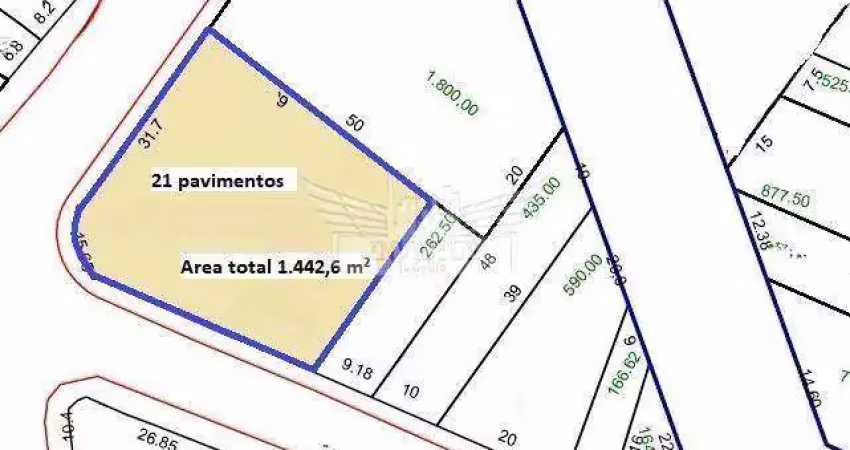 Terreno à venda, 1.442m² - vila bastos - santo andré/sp
