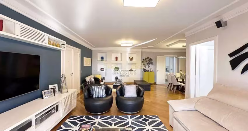Apartamento como 3 suítes no edifício queen catherine village para comprar, 206m² - bairro jardim, santo andré/sp.