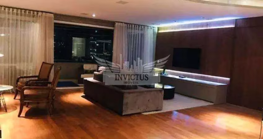 Apartamento com 3 suítes no edifício klimt para comprar, 205m² - jardim, santo andré/sp.