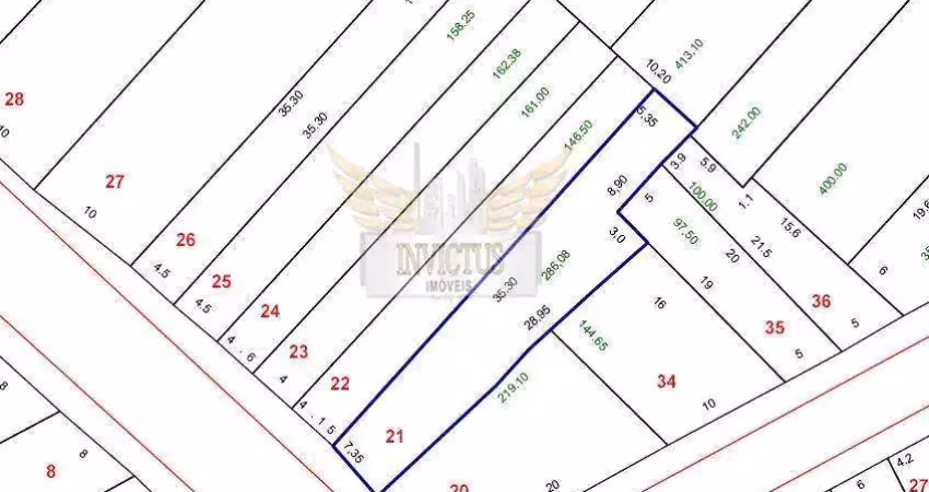 Terreno residencial, 286m² à venda - centro - santo andré/sp