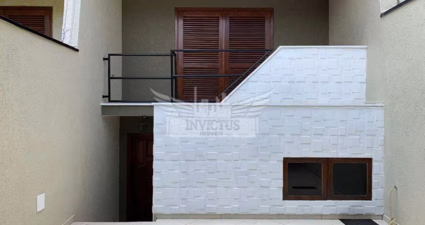 Excelente Sobrado 3 Dormitórios à Venda, 250m² - Parque Jaçatuba, Santo André/SP.