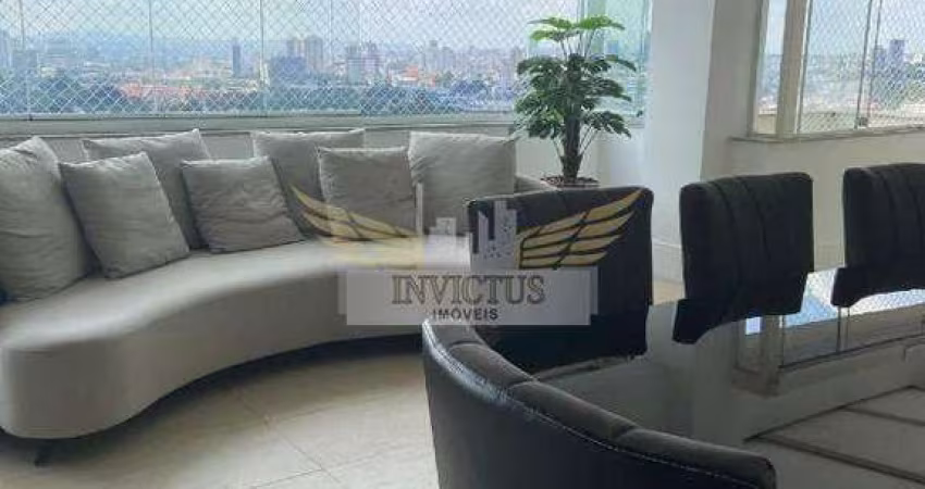Apartamento Duplex com 3 Suítes no Condomínio Paris para Comprar, 227m² - Centro, Santo André/SP.