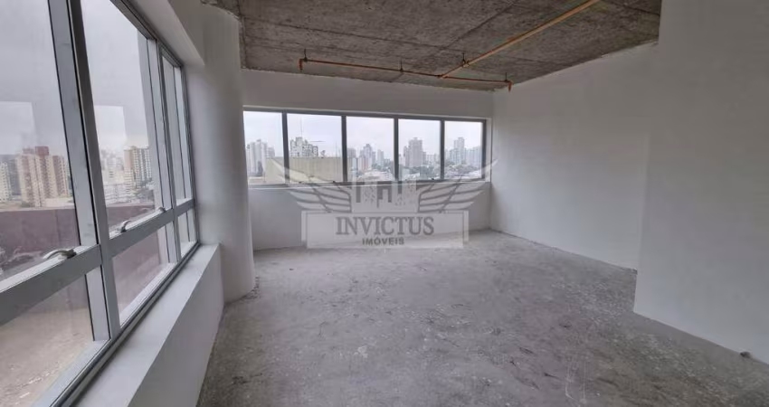 Sala Comercial no Edifício Style para Comprar, 37m² - Centro de Santo André/SP.