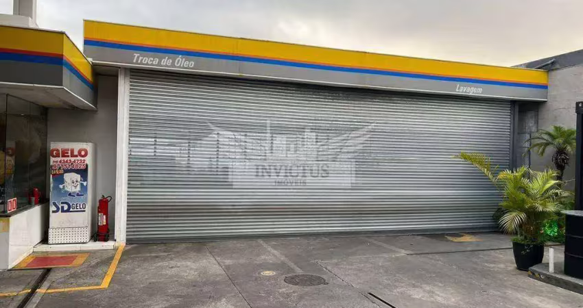 Salão comercial em posto de combustível para locação, 150 m² - jardim são caetano, são caetano do sul/sp