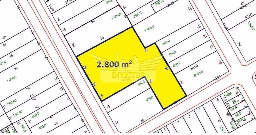 Terreno Residencial à Venda, 2.800m² - Campestre, Santo André/SP.