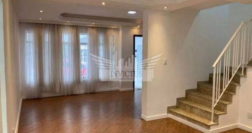 Sobrado com 3 Quartos para Alugar, 160m² - Campestre, Santo André/SP.