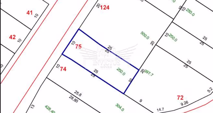 Terreno Residencial à Venda, 250m² - Parque João Ramalho, Santo André/SP.