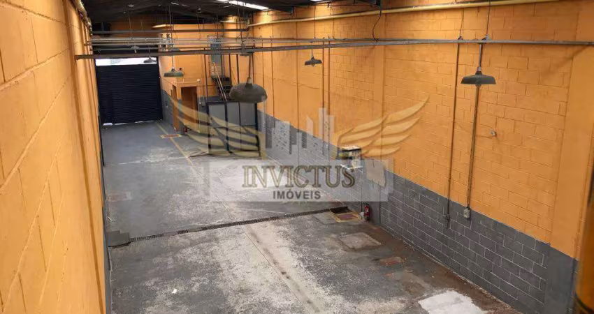 Galpão Comercial/Industrial para Alugar, 455m² - Vila Sacadura Cabral, Santo André/SP.