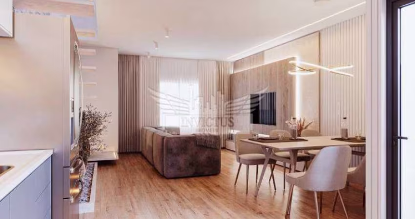 Sobrado em Condomínio com 3 Quartos para Comprar, 130m² - Vila Alzira, Santo André/SP.