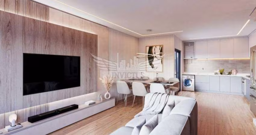 Sobrado em Condomínio com 3 Quartos para Comprar, 130m² - Vila Alzira, Santo André/SP.