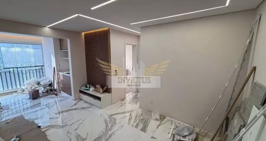 Apartamento com 2 suítes no condomínio upper jardim para alugar, 65m² - bairro jardim, santo andré/sp.