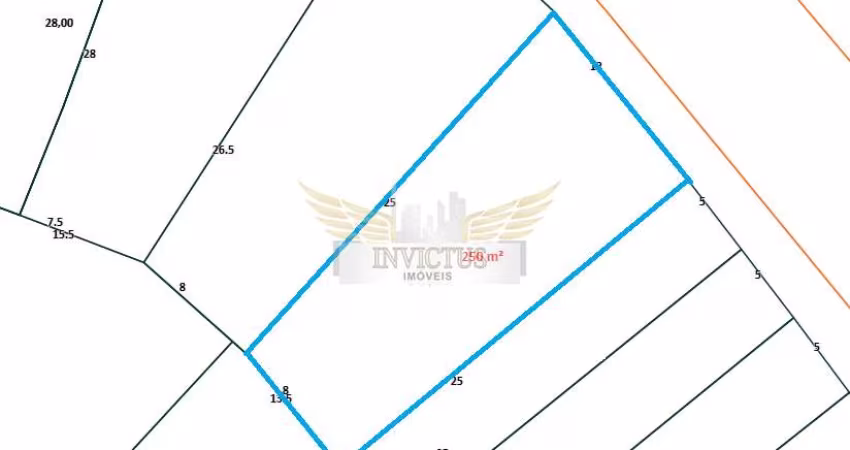 Terreno Residencial para Comprar, 250m² - Jardim Stella, Santo André/SP.