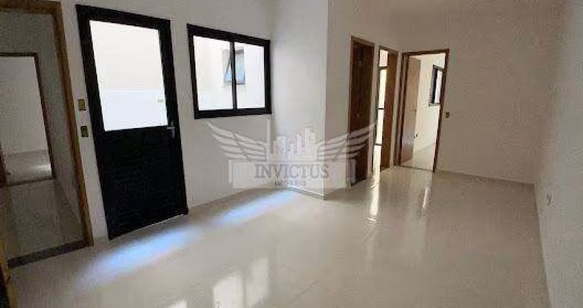 Apartamento sem Condomínio com 2 Quartos para Comprar, 50m² - Jardim Alvorada, Santo André/SP.