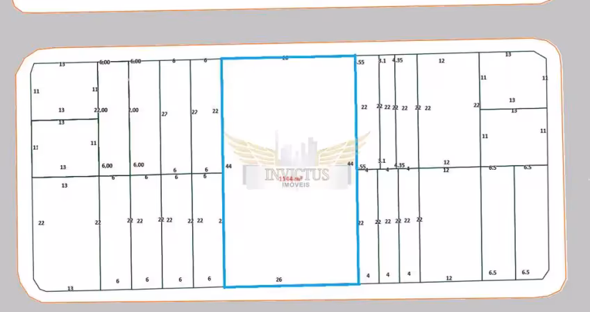Terreno com 2 frentes para comprar, 1.144m² - vila alpina, santo andré/sp.