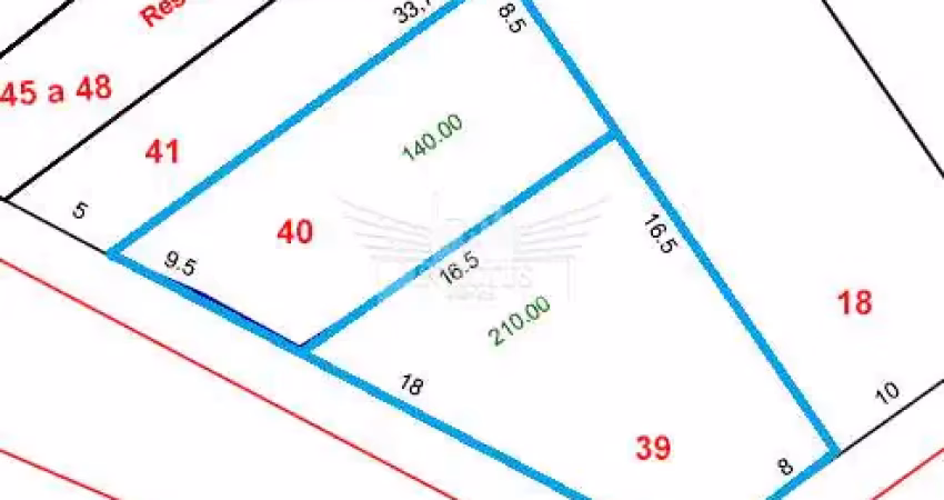 Terreno residencial à venda, 350m² - jardim paraíso, santo andré/sp.