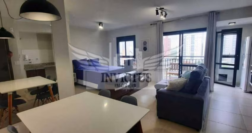 Apartamento Studio Mobiliado para Locação, 43m² - Bairro Campestre, Santo André/SP.