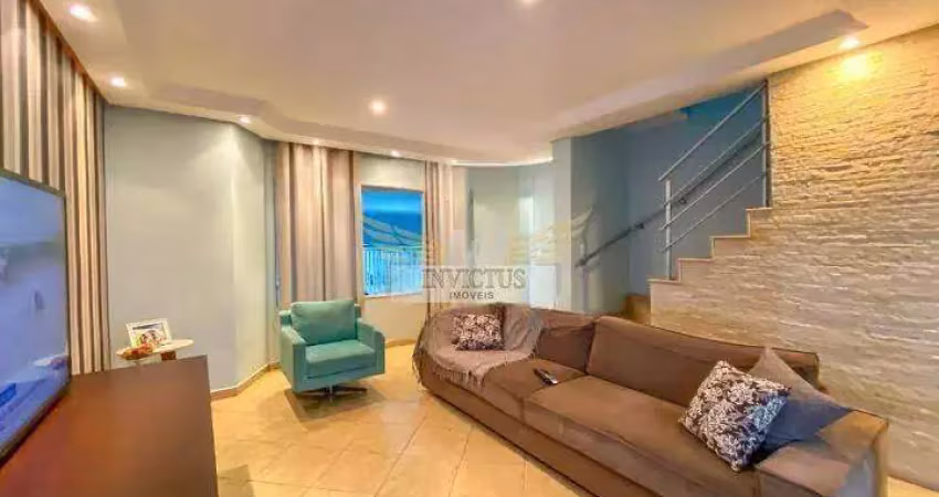 Ótimo sobrado com 3 suítes à venda, 177m² - santa terezinha, santo andré/sp.