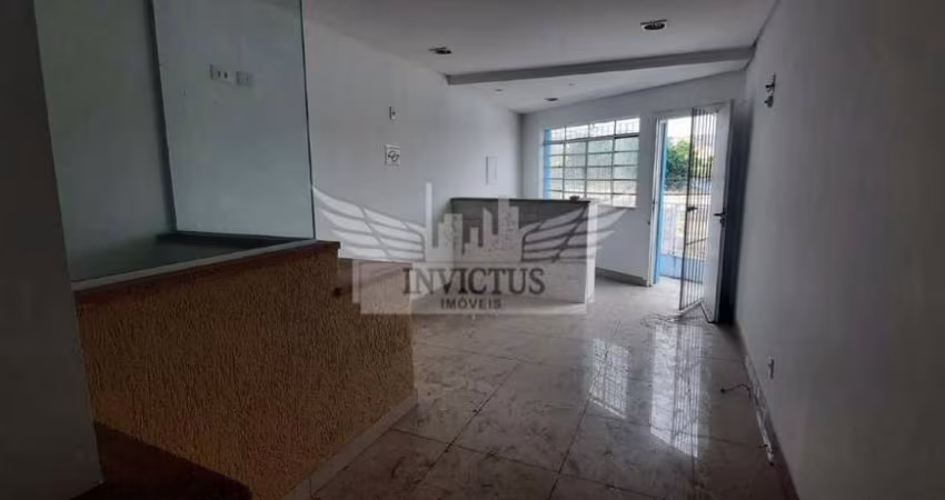 Sobreloja Comercial para Alugar, 90m² - Vila Linda, em Santo André/SP.