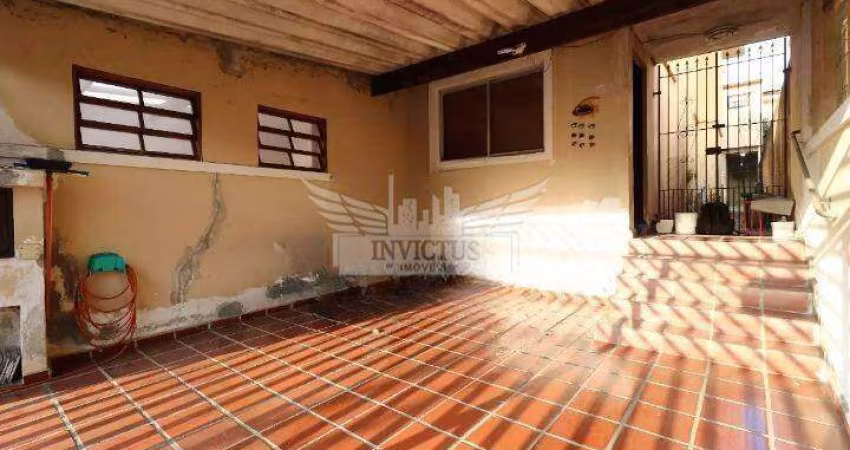 Sobrado com 3 Dormitórios para Locação, 193m² - Jardim Ocara, Santo André/SP.