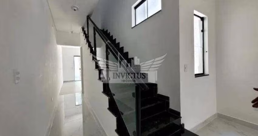 Sobrado Novo com 3 Suítes à Venda, 127m² - Vila Alice, Santo André/SP.