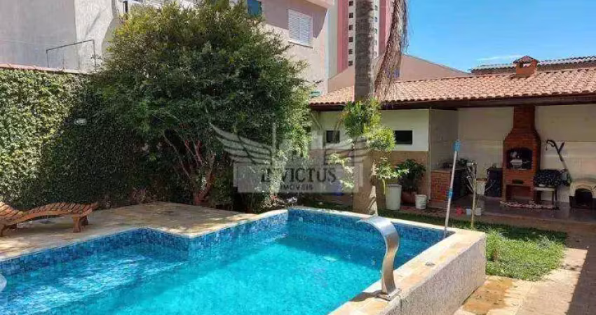 Lindo Sobrado Residencial/Comercial com 4 Dormitórios para Locação, 253m² - Campestre, Santo André/SP.