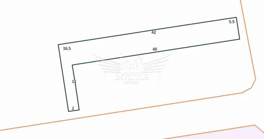 Terreno Comercial para Comprar, 253m² - Vila Pires, Santo André/SP.