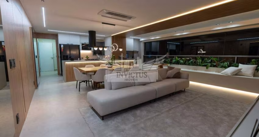 Apartamento Novo com 3 Quartos no Condomínio Douro Residencial para Compra, 134m² - Bairro Campestre, Santo André/SP.