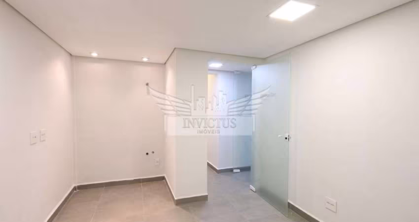 Salão Comercial para Alugar, 196m² - Campestre, Santo André/SP.