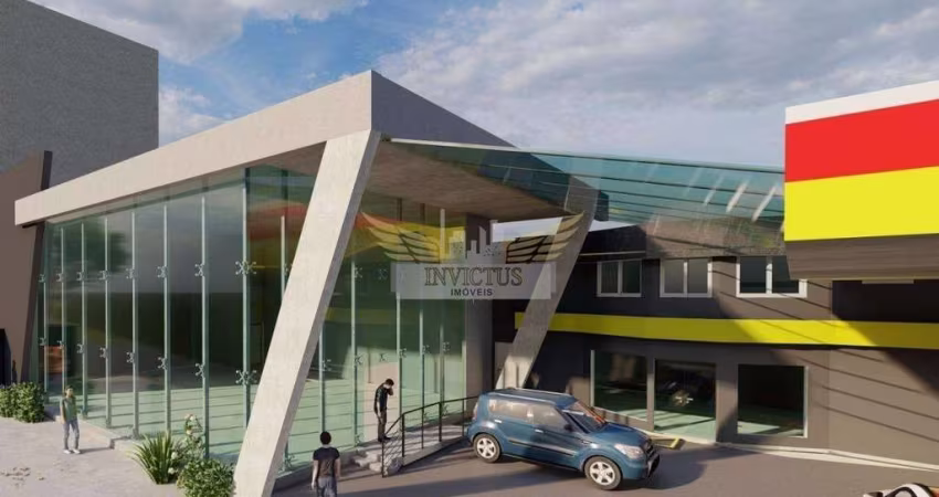 Galpão Comercial em Obras para Alugar, 300m² - Centro de Santo André/SP.