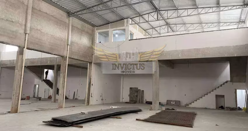 Galpão comercial/industrial para alugar, 550m² - utinga, santo andré/sp.