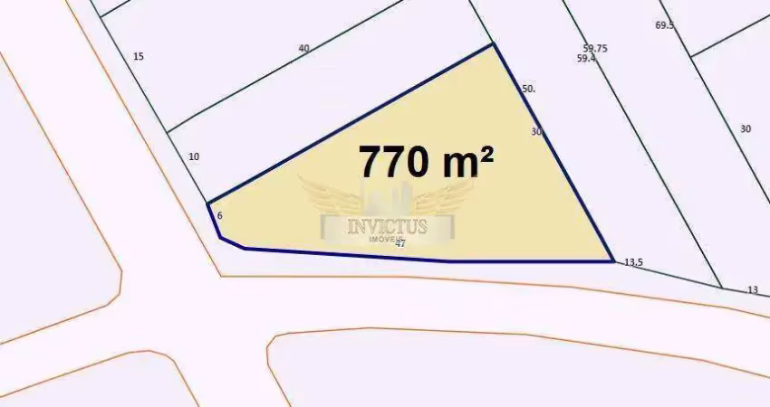 Terreno comercial/residencial para comprar, 770m² - campestre, santo andré/sp.
