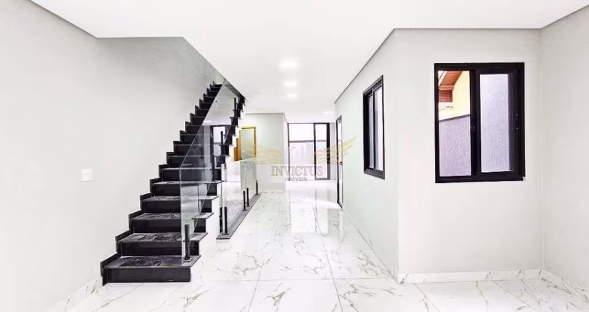 Sobrado com 3 Quartos para Comprar, 157m² - Vila Floresta, Santo André/SP.