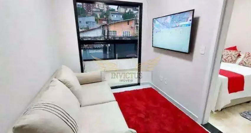 Apartamento Mobiliado com 2 Quartos para Comprar, 45m² - Vila Floresta, Santo André/SP.