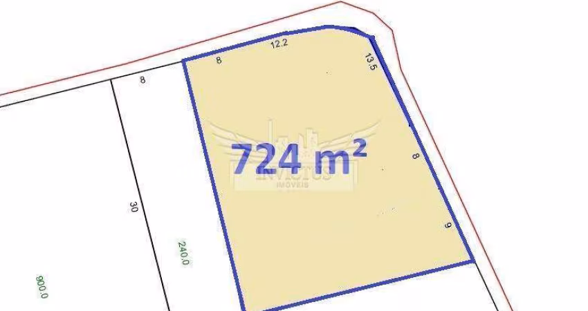 Terreno Comercial/Industrial para Alugar, 724m² - Parque Central, Santo André/SP.