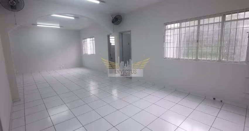 Sobreloja Comercial para Alugar, 90m² - Vila Alzira, em Santo André/SP.