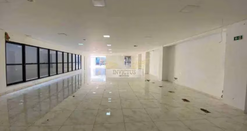 Salão comercial para alugar, 300m² - bairro jardim, santo andré/sp.