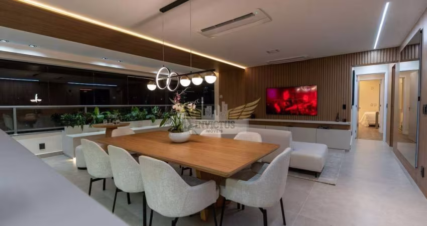 Apartamento Novo com 3 Quartos no Condomínio Douro Residencial Club para Compra, 134m² - Bairro Campestre, Santo André/SP.