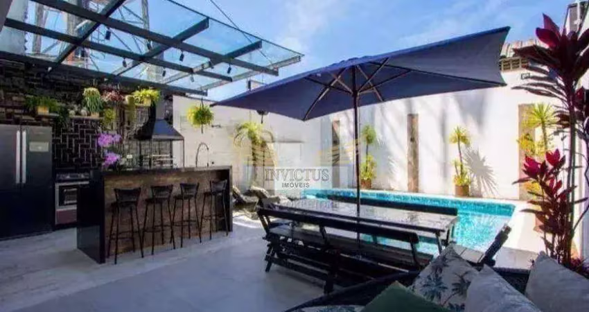 Sobrado com 3 suítes para comprar, 386m² - vila pires, santo andré/sp.