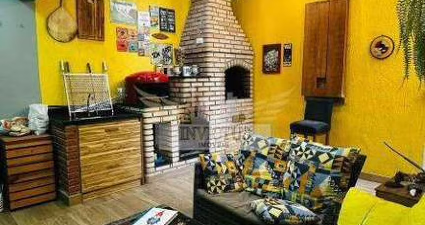 Sobrado Mobiliado com 3 Quartos para Comprar, 177m² - Jardim Stella, Santo André/SP.