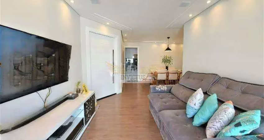Apartamento com 3 quartos no condomínio bela vista para comprar, 90m² - jardim bela vista, santo andré/sp.